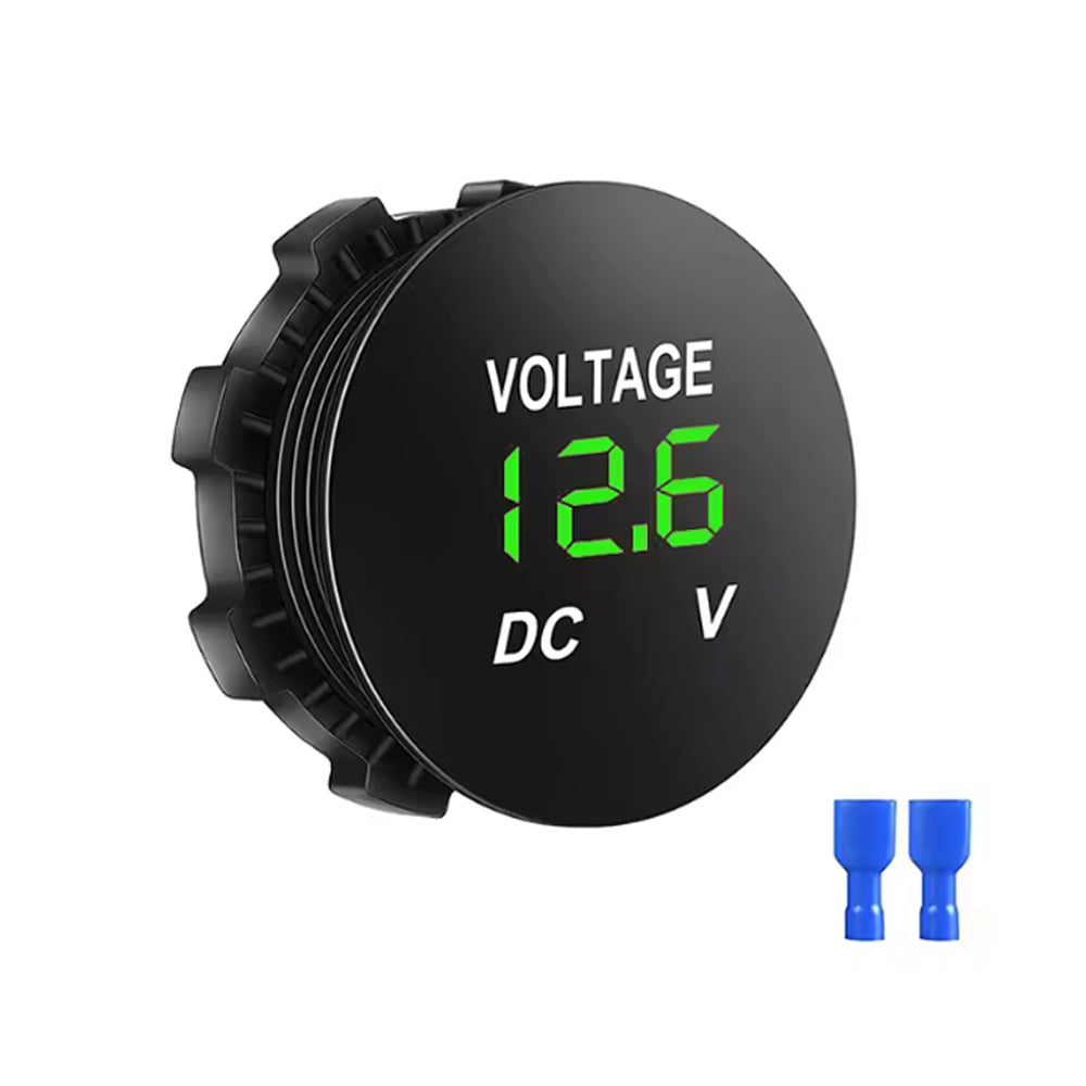 1 x Green LED Digital Voltmeter 6V-30V Voltage Gauge Meter for Car Boat Marine