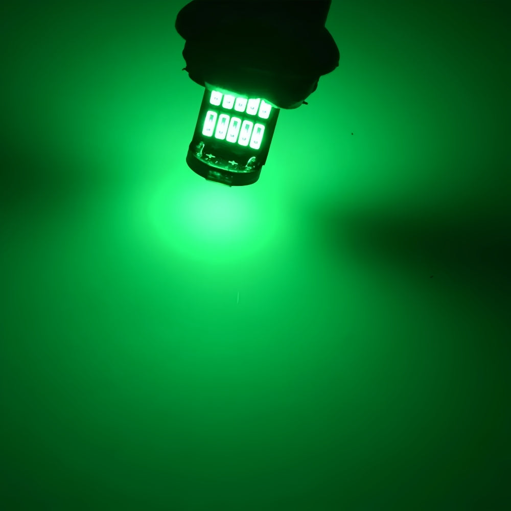 2 x T10 Green 26smd 4014 Style Super Bright T10 LED Globes (2pcs)