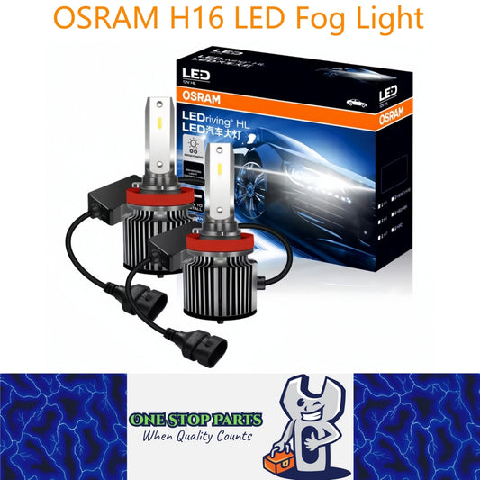 2 x Osram H16 LED Globes 6000K 12V Super Bright OSRAM LEDriving Fog Light