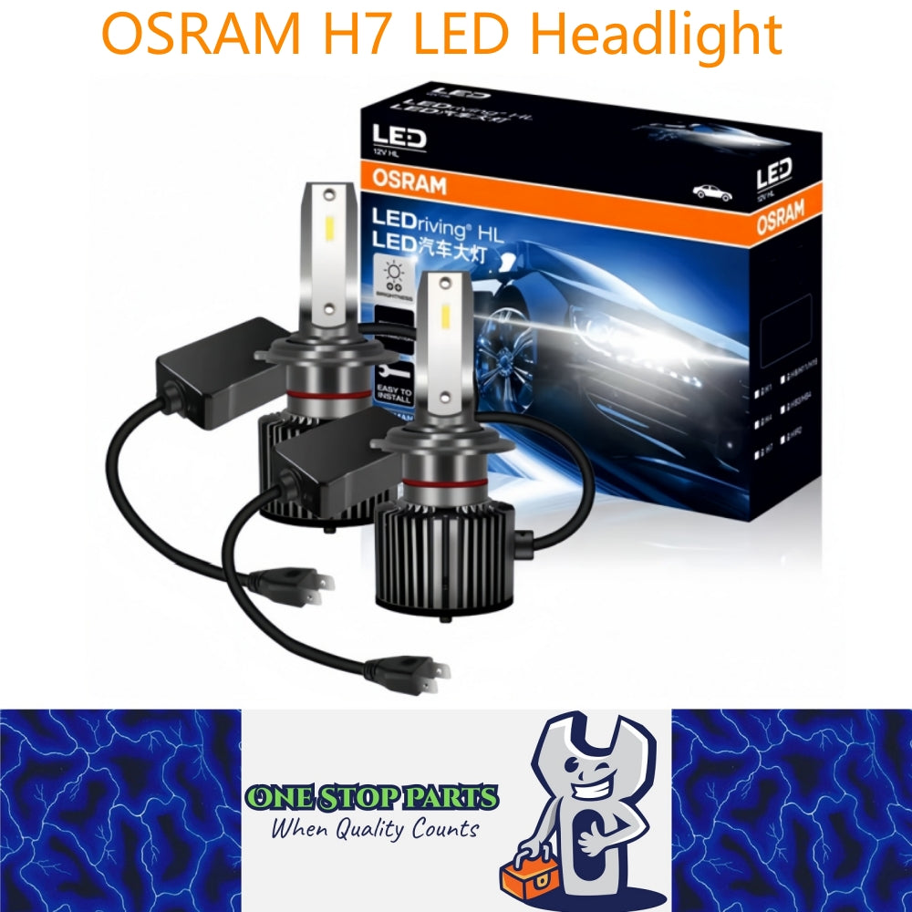 2 x Osram H7 LED Globes 6000K 12V PX26d Super Bright OSRAM LEDriving Headlight