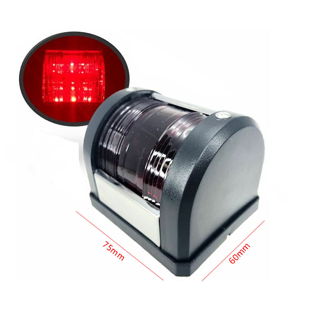 12v Red Port Boat Light LED Marine Yacht Navigation Running Lamp