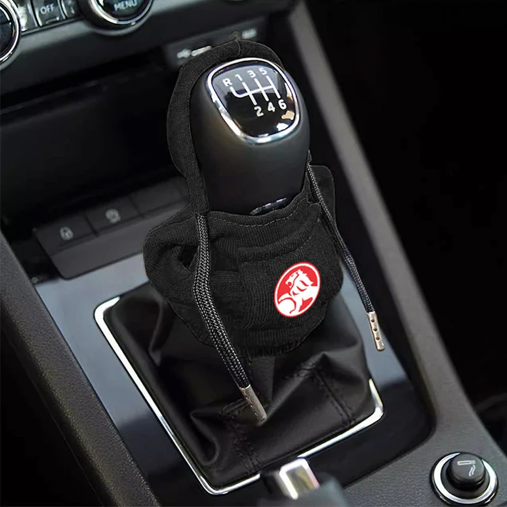 Black Hoodie Car Gear Shift Knob Cover Gearshift Handle Lever Cover for Holden