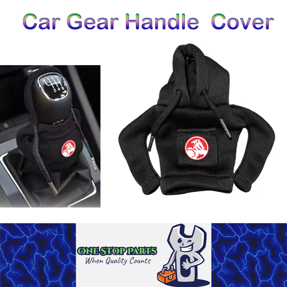 Black Hoodie Car Gear Shift Knob Cover Gearshift Handle Lever Cover for Holden