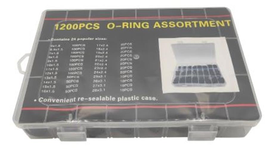 O ring 1200pc Kit Cooling system O Rings Black for water sealing (1200pcs)