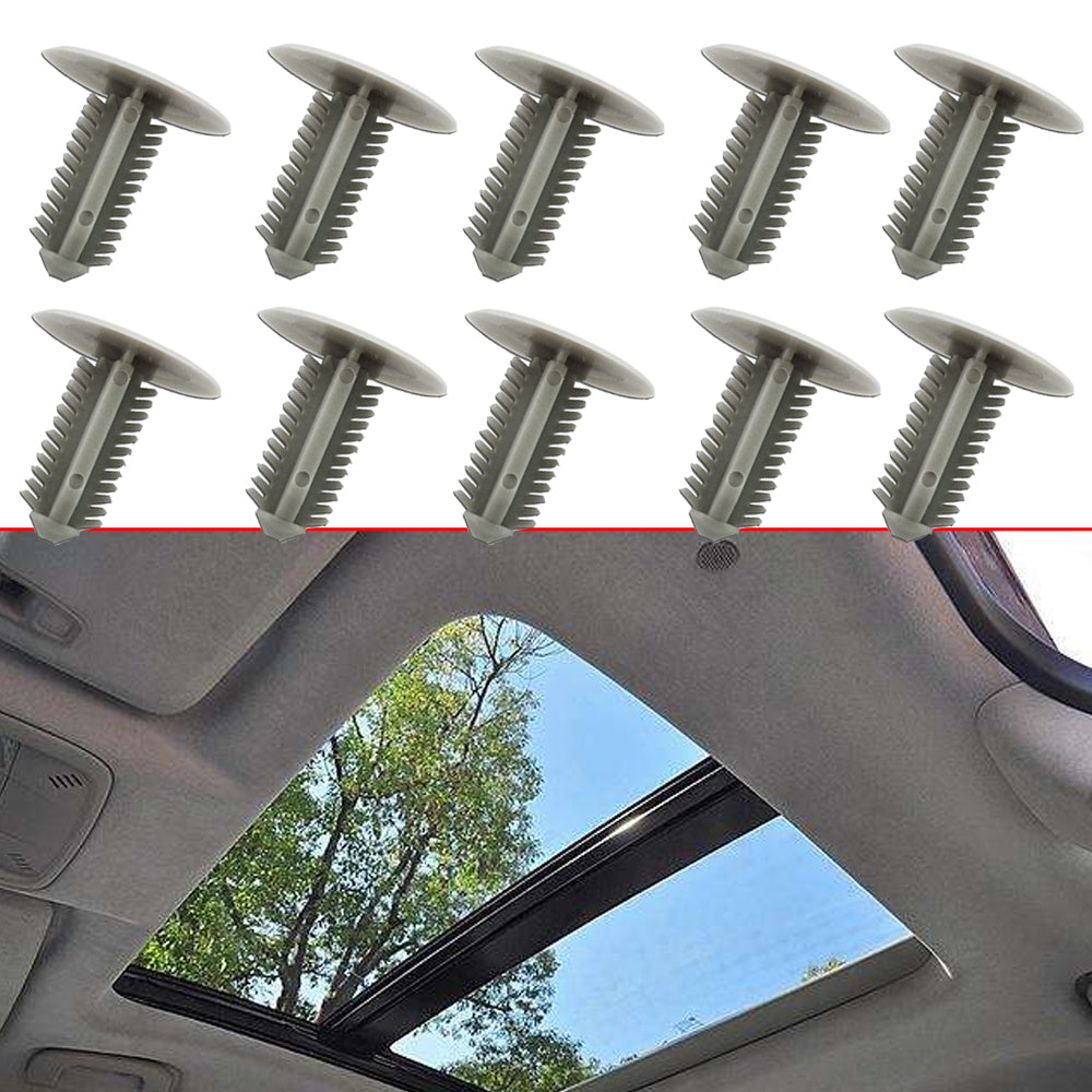 20pcs Toyota Hiace Roof and Inside Side Panel Clips Plastic Body Rivets Fastener