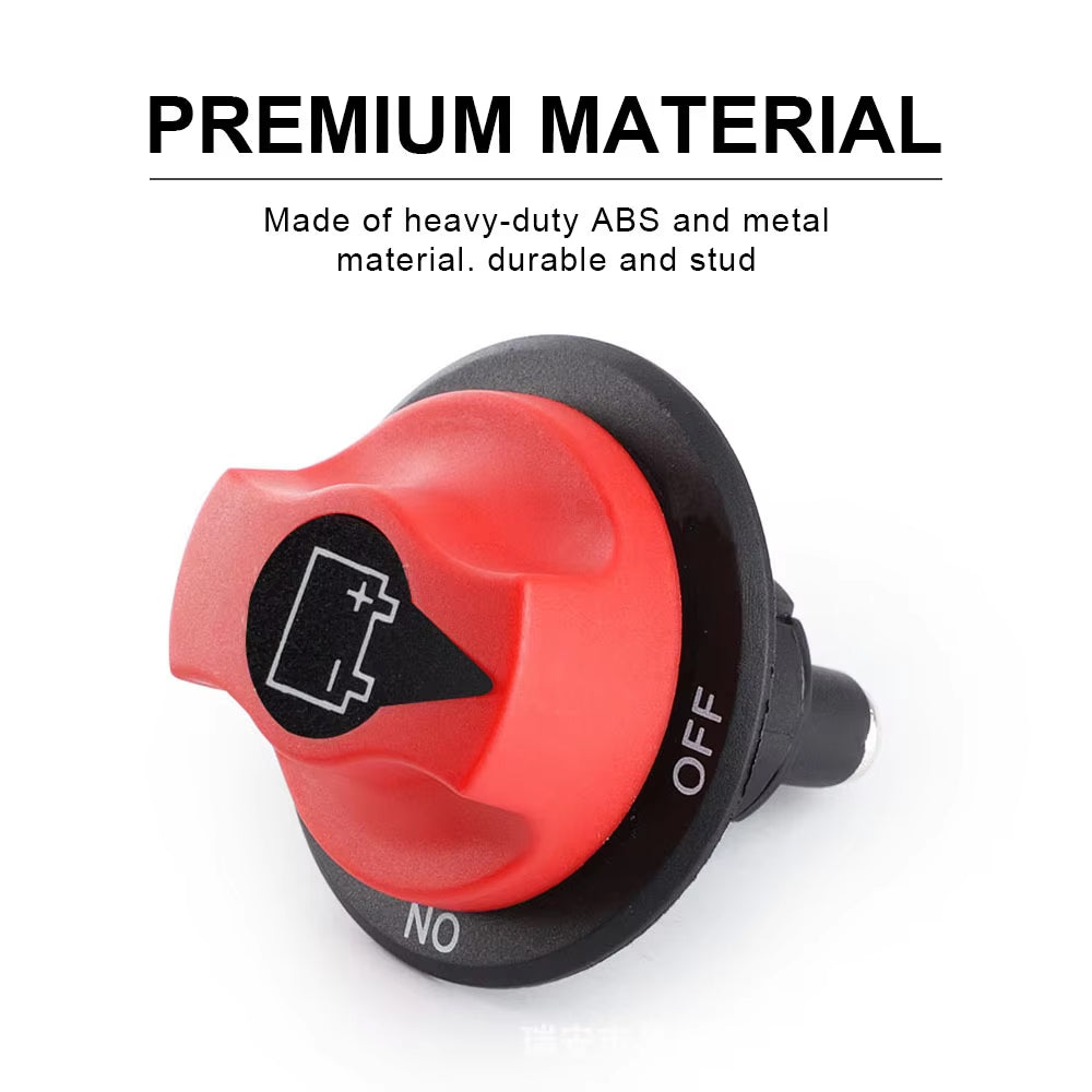 12V-24V 50Amp Heavy Duty Isolator Switch 35mm for Cars Boats 4wd 50 Amp