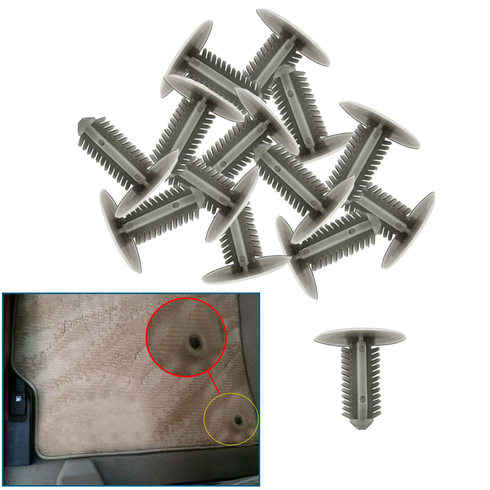 20pcs Toyota Hiace Roof and Inside Side Panel Clips Plastic Body Rivets Fastener