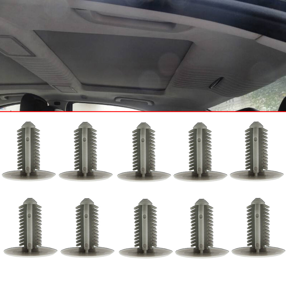20pcs Toyota Hiace Roof and Inside Side Panel Clips Plastic Body Rivets Fastener
