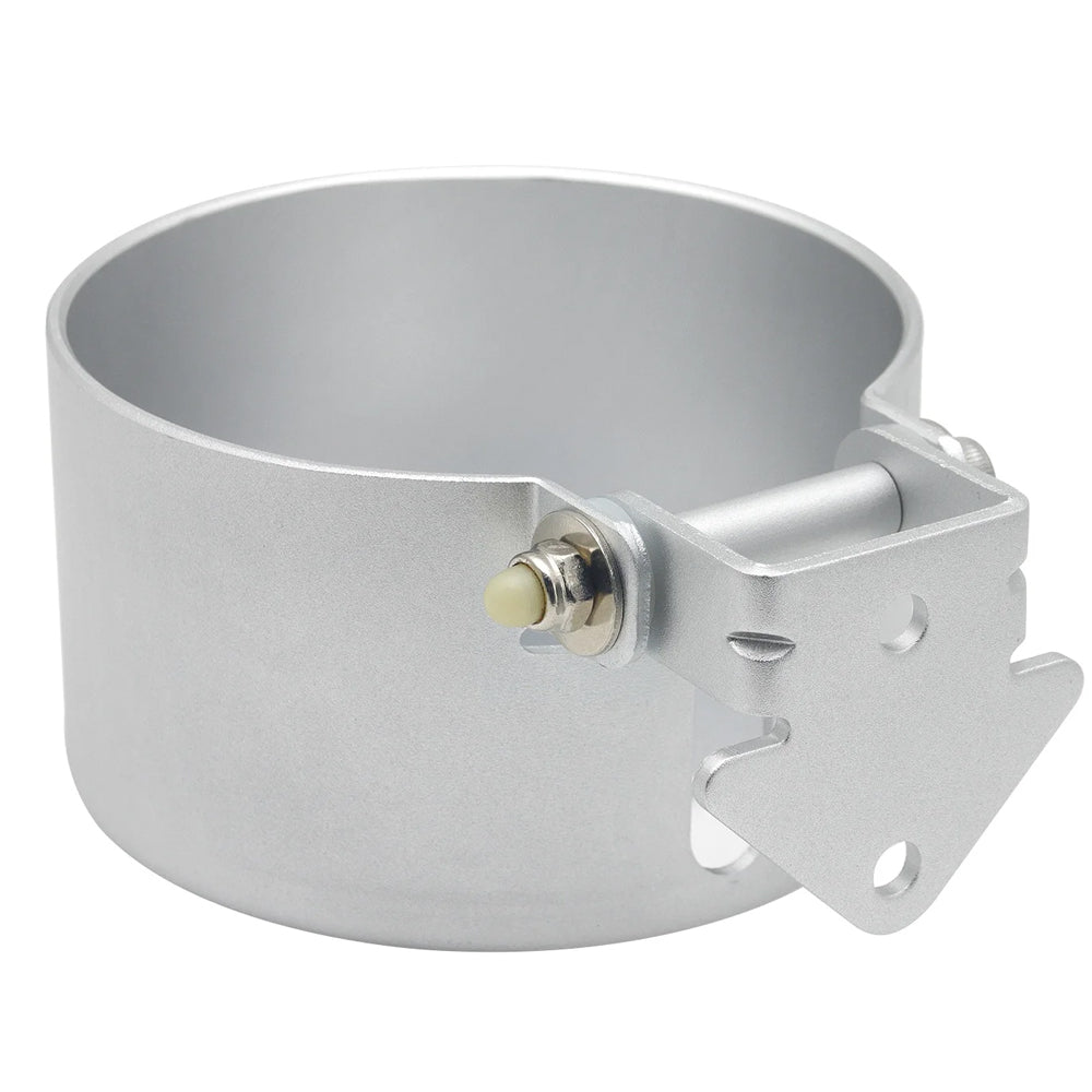 85mm Hole Speedo Gauge Holder with Adjustable base mount Silver