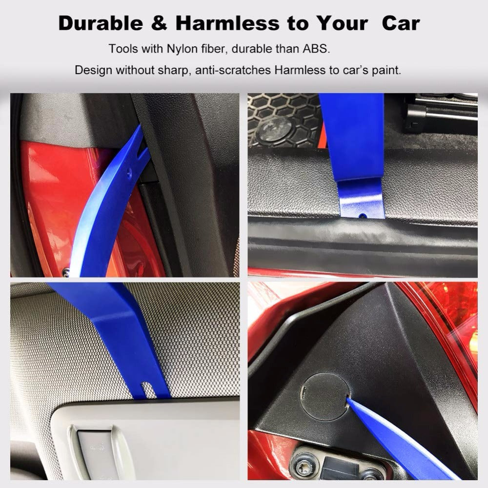 Auto Trim Removal Tool Kit Car Radio, Door Panel Clips Window Molding Upholstery