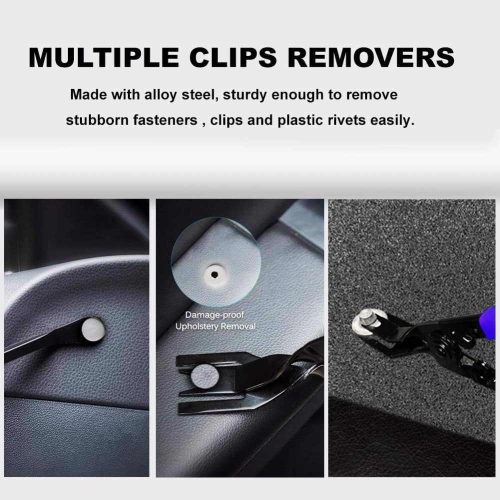 Auto Trim Removal Tool Kit Car Radio, Door Panel Clips Window Molding Upholstery