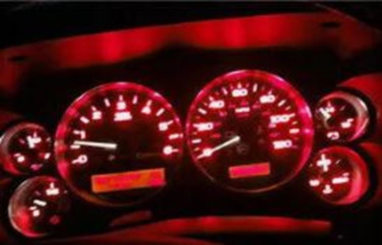 10 x T10 Red 12v LED Cob Flat Face Super Bright for Dash Cluster (10pcs)