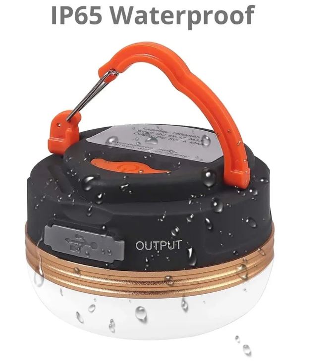 10w Rechargable LED 1800mah Camp light hang and magnetic USB Charge Light (1pc)