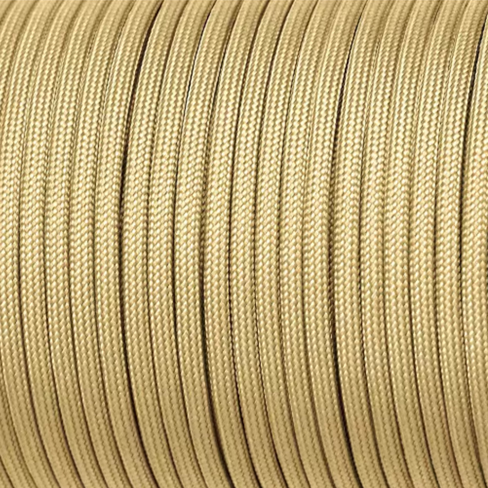 31m Khaki 650lb 9 core Paracord Rope 4mm Parachute Cord Outdoor Camping Rope