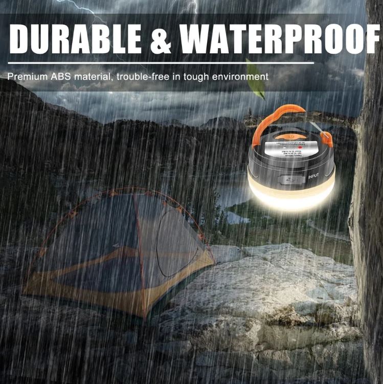 4 x Rechargable 10w LED 1800mah Camp light hang / magnetic USB Charge Light