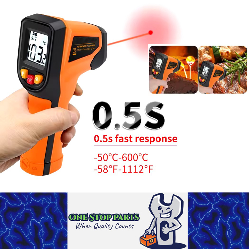 Laser Infrared Digital Thermometer -50-400 degree 2 x AAA Get Quick Temp Reading