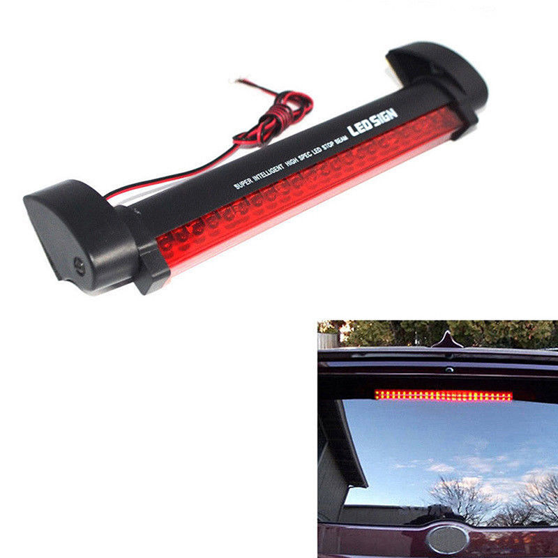 12V 24 LED SLIM ADHESIVE 3RD BRAKE LIGHT FOR INSIDE REAR WINDOWS