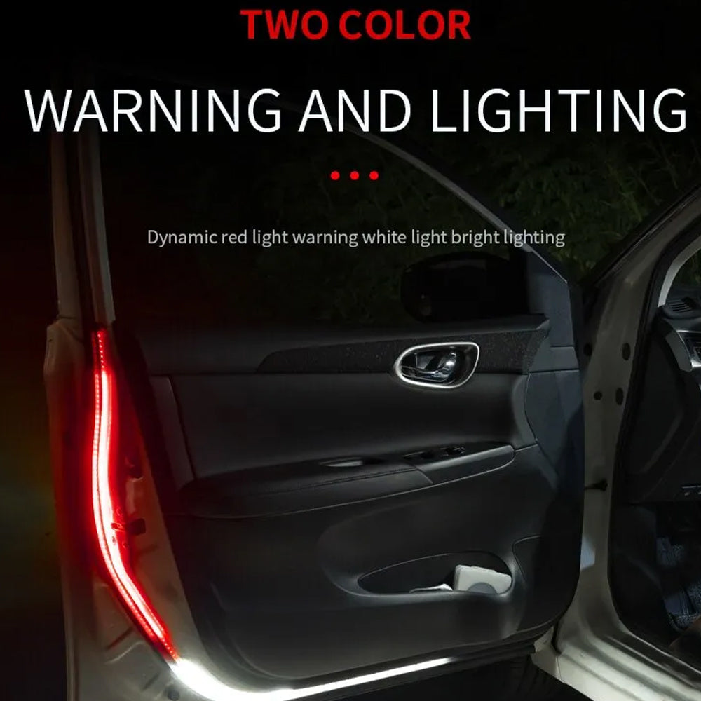 2 x 120cm LED Car Door Lights Open Warning Atmosphere Strip Lights Welcome Light
