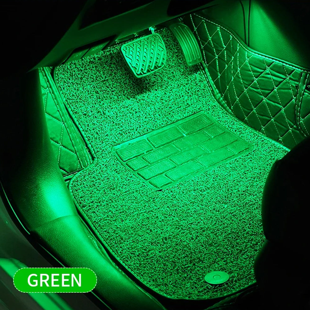 LED Car RGB Ambient Lights Remote Control LED Strip USB Interior Atmosphere Lamp