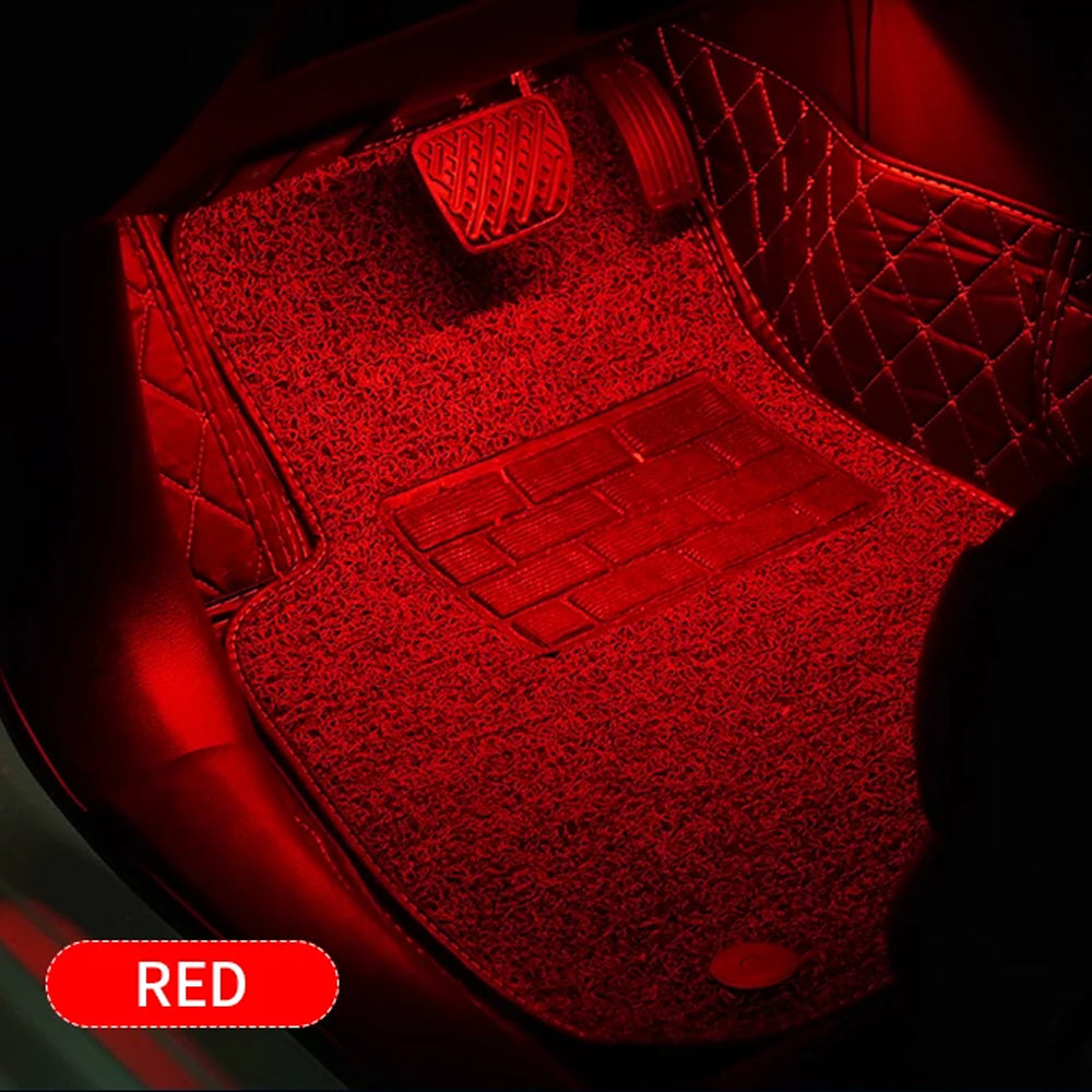 LED RGB Ambient Light Remote Atmosphere Strip Lamp with Cigarette Lighter Plug