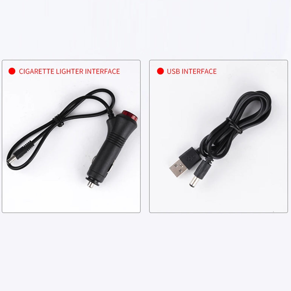 LED RGB Ambient Light Remote Atmosphere Strip Lamp with Cigarette Lighter Plug