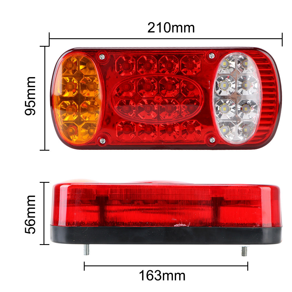 1 x LED Trailer Lamp 12-24V Rear Lamp Truck Stop Tail Indicator Reverse Light