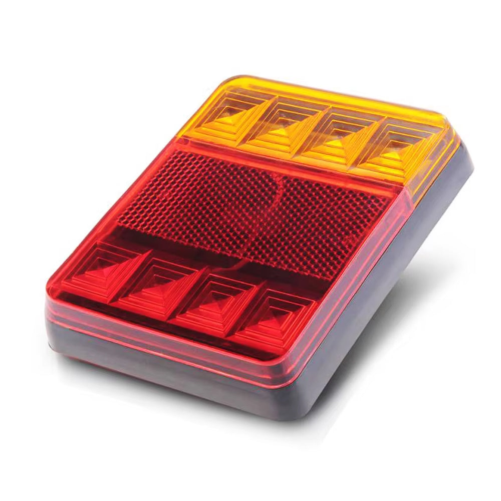 1 x 12V LED Trailer Lamp 8 LED Rear Light Stop Tail Indicator Truck Tail Light