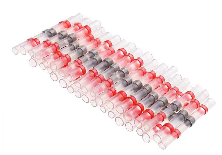 1000 x Red Waterproof Heat shrink Wire Connectors Solder Insulated Join 1000pcs