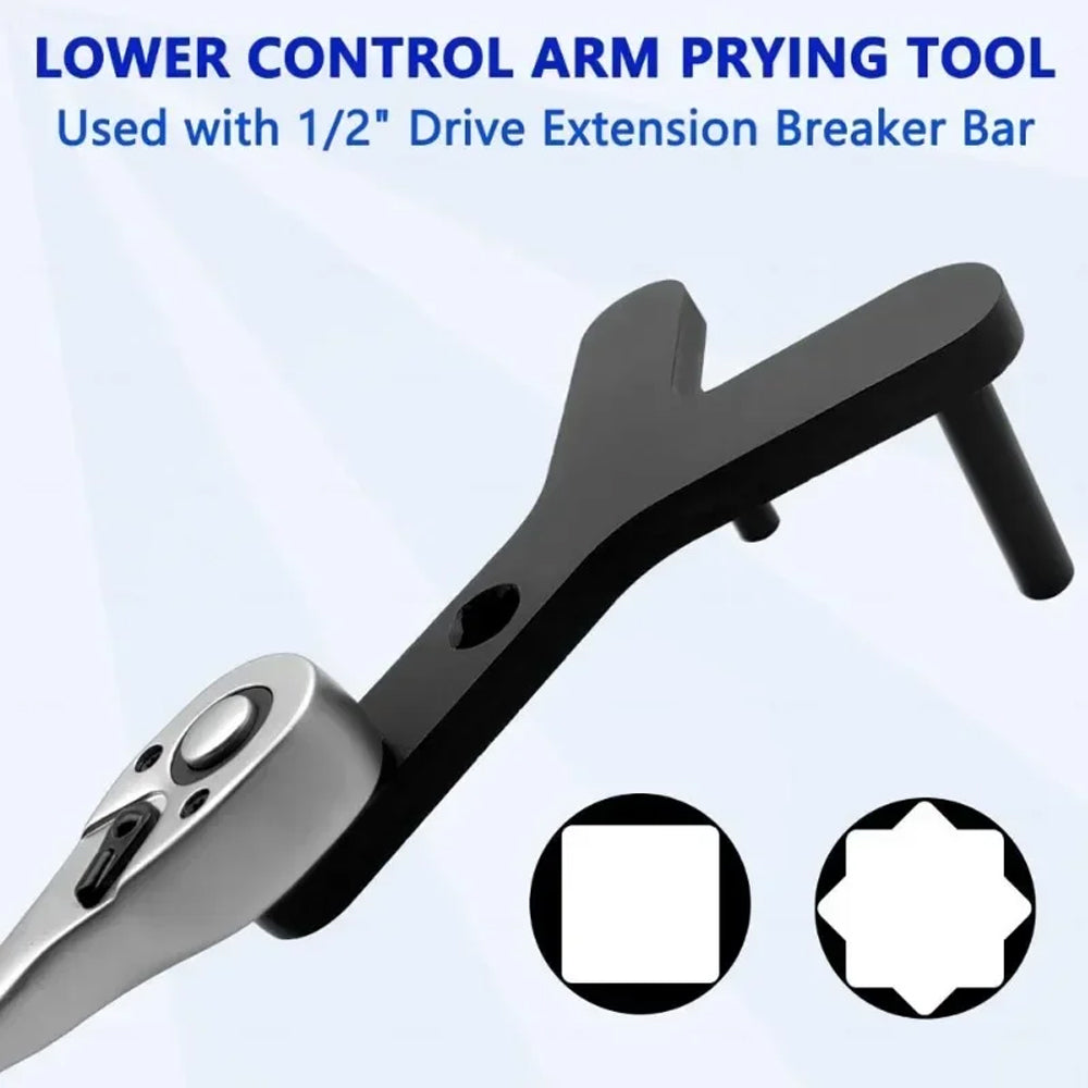 1x Lower Control Arm Prying Bushing Tool Ball Joint Pry Fit 12.7mm Drive Ratchet