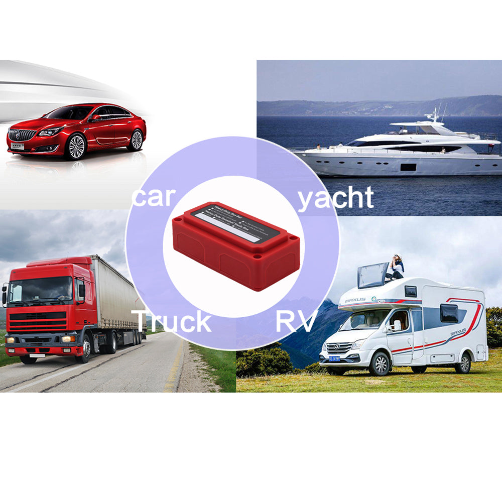 M8 Bus Bar 12-48V 300A Power Distribution Block 4 x M8 Studs Car Marine Terminal