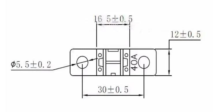 5 x 70A MIDI Fuses ANS 70 Amp Fuses 41mm x 12mm 4wd Caravan Truck Bus Fuses 5pcs