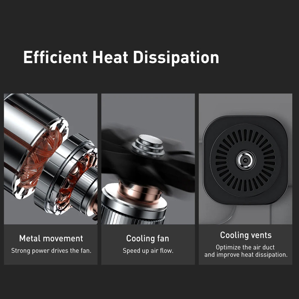 Mini Car Air Compressor 150PSI Tire Inflator Rechargeable Air Pump Car Bicycle