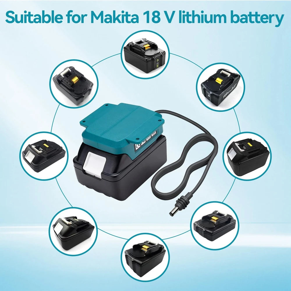 1M Starlink Mini DC Power Cable to Makita 18V Battery Adapter for Starlink Mini