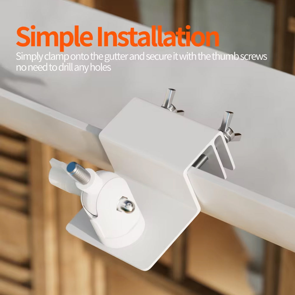 Starlink Mini Gutter Mount Compatible with Original Starlink Mini Pipe Adapter