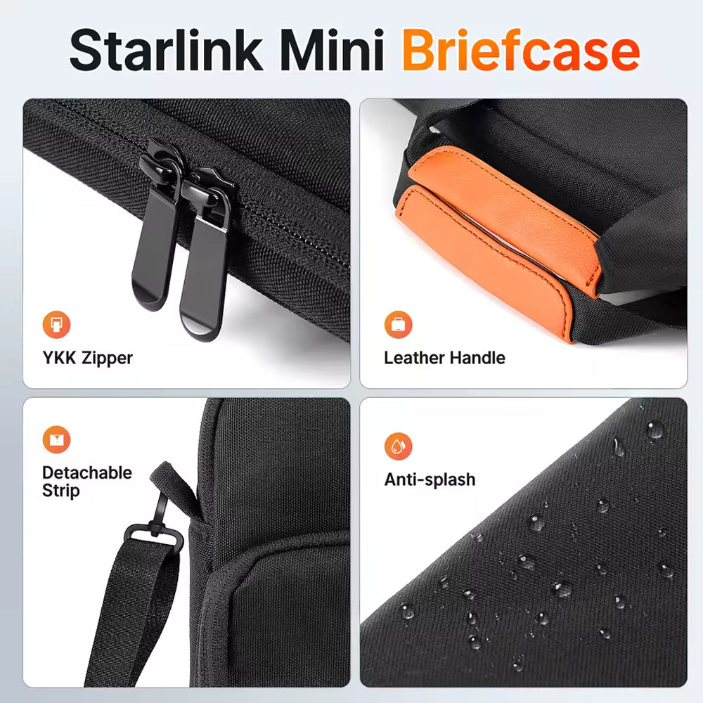 Starlink Mini Travel Case for Starlink Mini and Accessories Carrying Briefcase