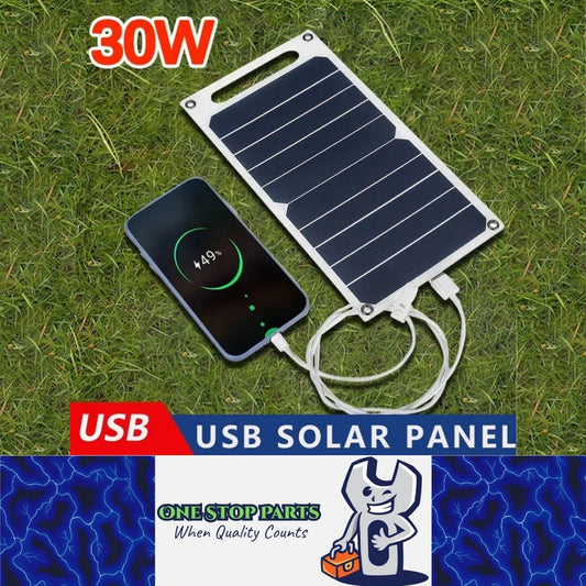 Mobile Phone Solar Panel 1.2Amp Fast Charger USB Outlet Charge Phone Camping
