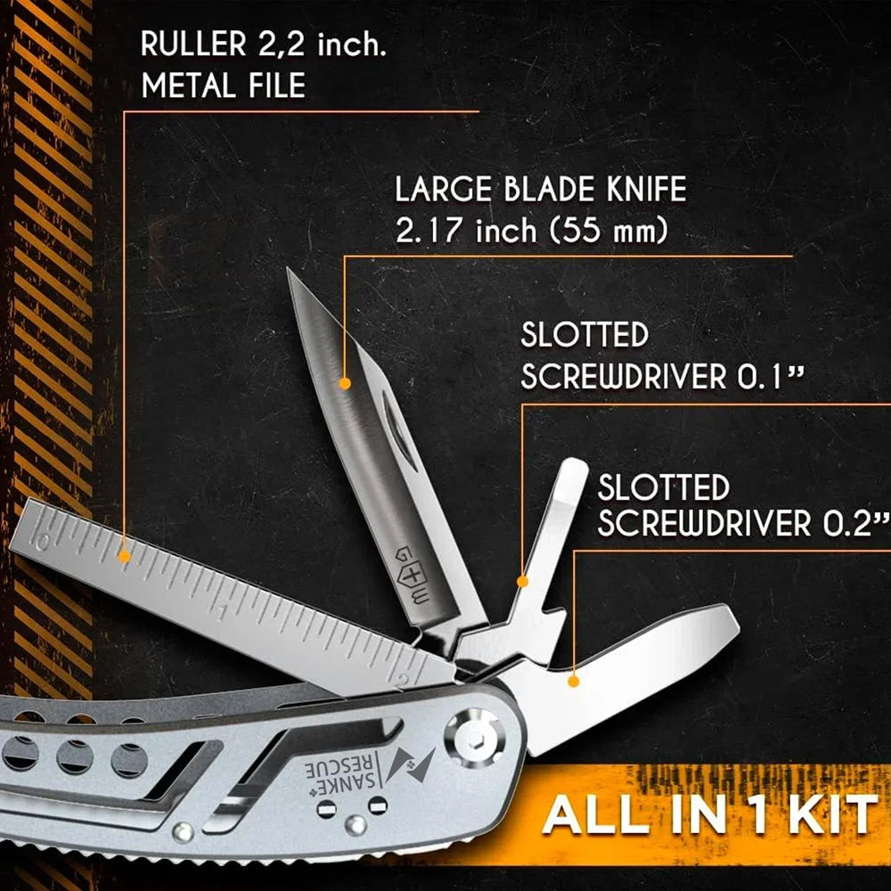 Multitool 24-in-1 Pliers Knifes Professional Multi-tool for Camping Hiking