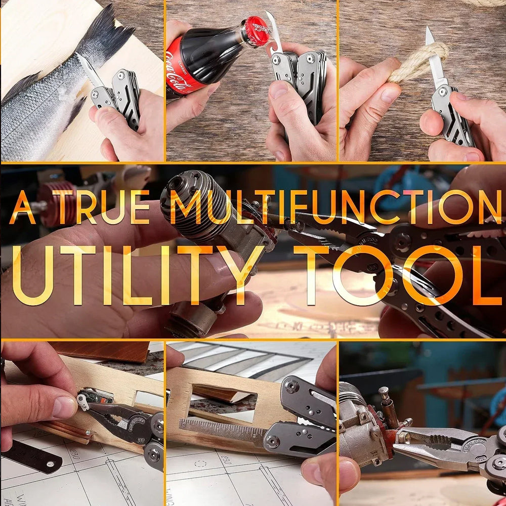 Multitool 24-in-1 Pliers Knifes Professional Multi-tool for Camping Hiking