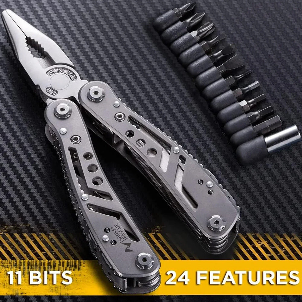 Multitool 24-in-1 Pliers Knifes Professional Multi-tool for Camping Hiking