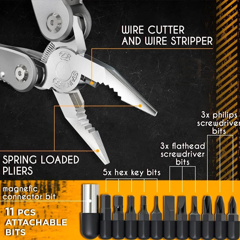 Multitool 24-in-1 Pliers Knifes Professional Multi-tool for Camping Hiking