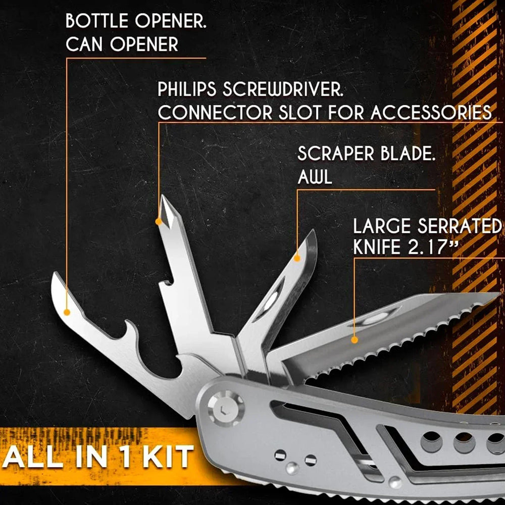 Multitool 24-in-1 Pliers Knifes Professional Multi-tool for Camping Hiking