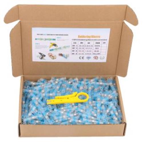 2000 x Blue Waterproof Heat shrink Wire Connectors Solder Insulated Join 2000pcs