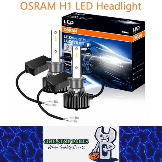2 x Osram H1 LED Globes 6000K 12V P14.5s Super Bright OSRAM LEDriving Headlight