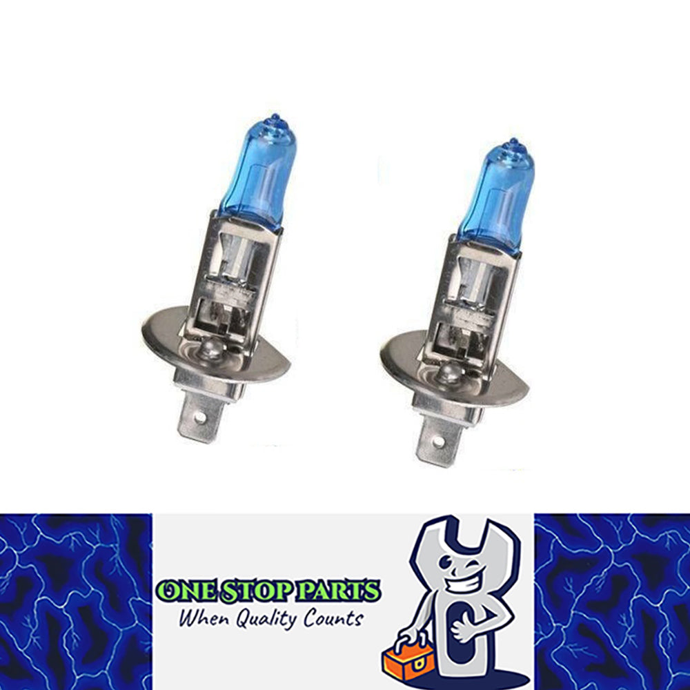 2 x Halogen 12v H1 55w Super White 5000k Globes Quality 2pcs H1 12v 55w Globes