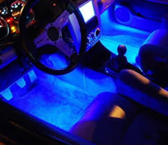 2 X 12v Blue Led Strips, Waterproof 150mm Long With 1m Cable With 6smd Blue 2pcs
