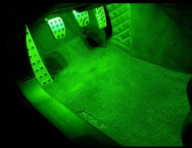 2 X 12v Green Led Strips, Waterproof 150mm Long With 1m Cable With 6smd Green