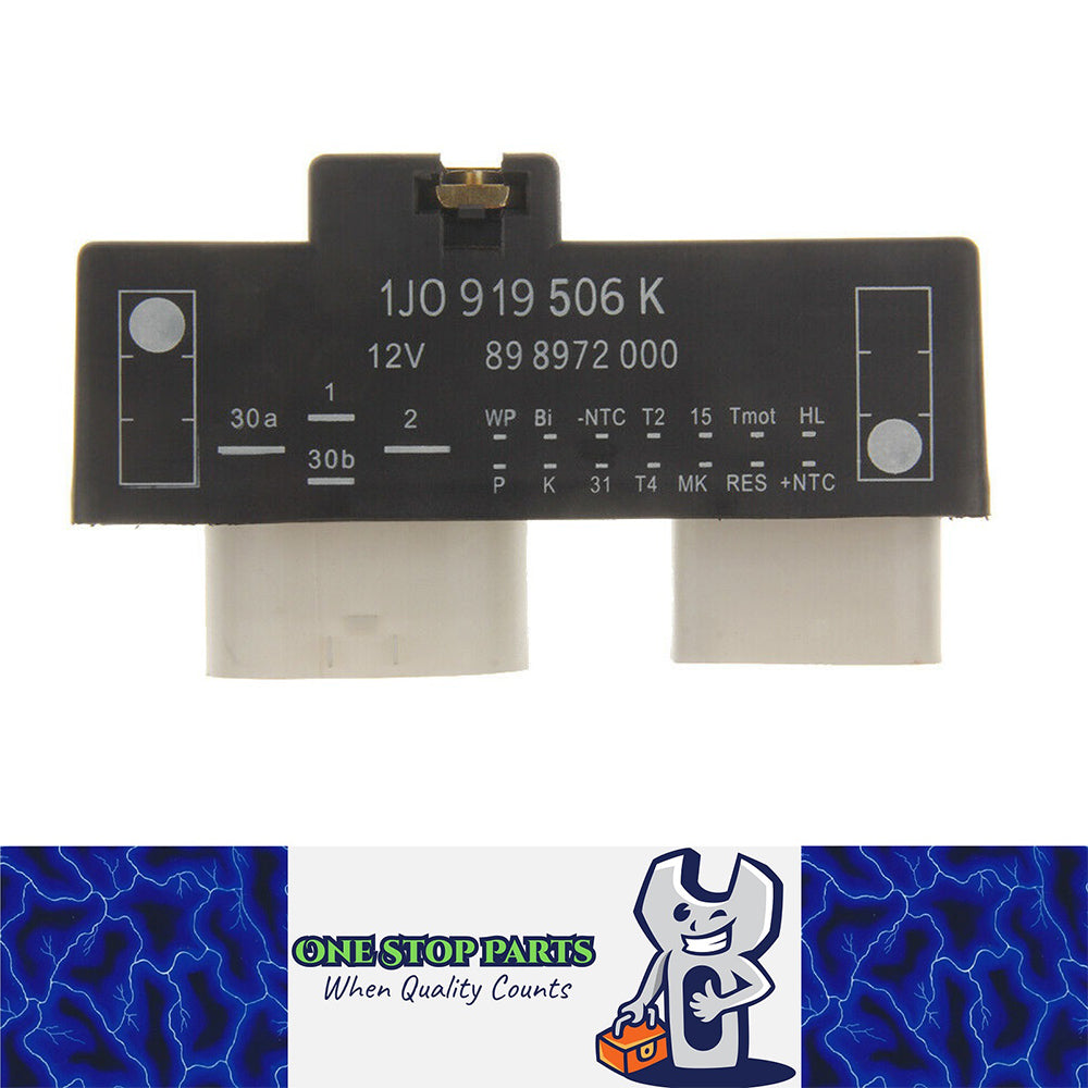 1J0919506K Thermo Fan Control Relay Module for VW Beetle Audi TT Jetta Golf