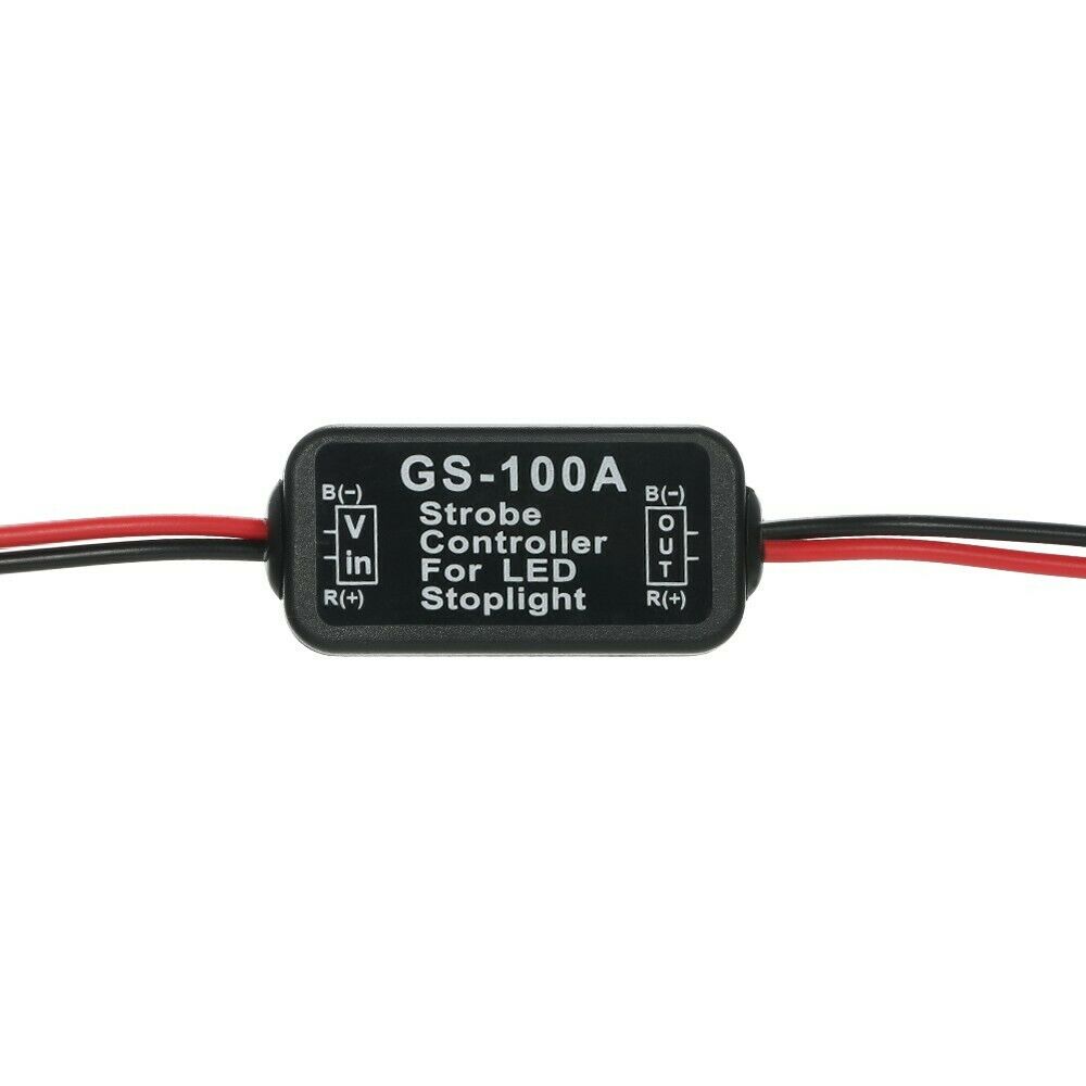 2 x 6-30v BRAKE STROBE CONTROLLERS EASY TO INSTALL Make Brake Lights Flash