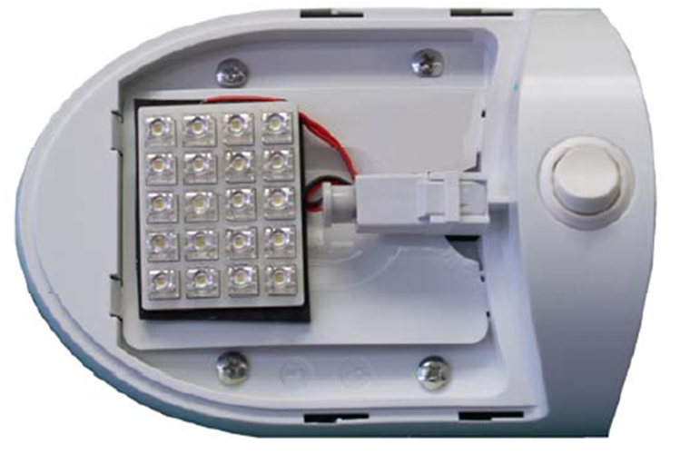 12V 20 LED COOL WHITE LED BOARD ADHESIVE BACK WITH GLOBE ADAPTORS SUIT JAYCO VAN