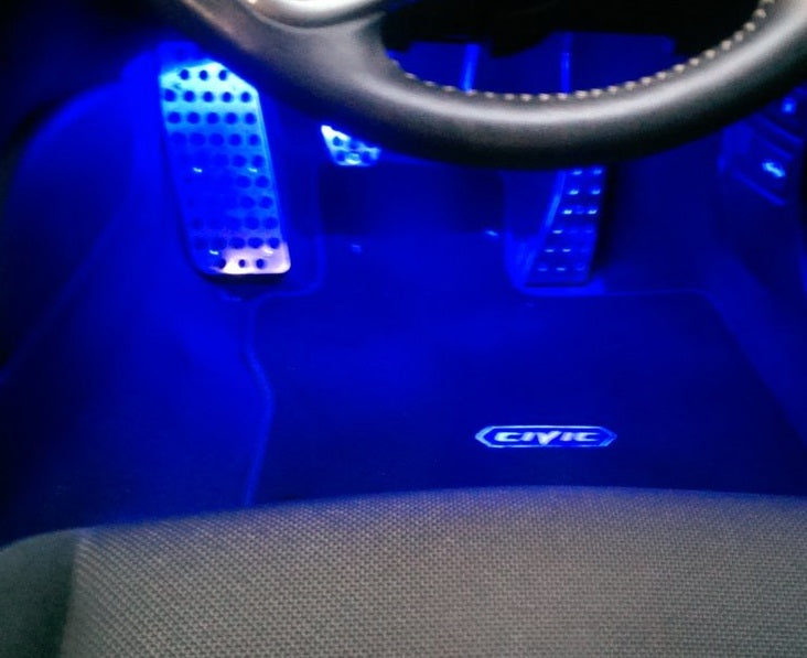 10 x 12v Blue LED Module blocks with mount tabs, daisey chain of 10pcs Blue